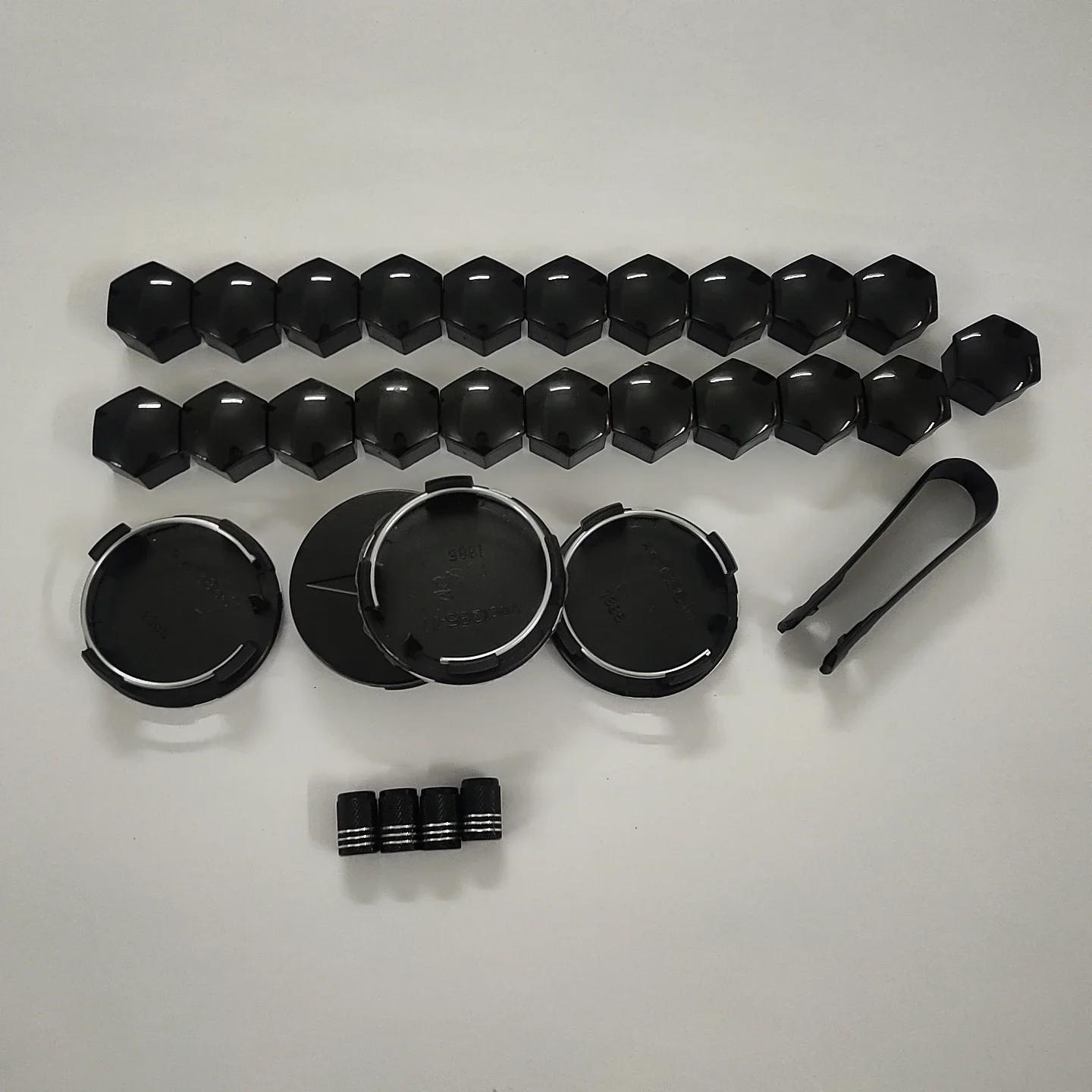Autoaufkleber Tesla 56/57MM 4 STK 29 STK für Tesla Model Y Model 3 S/X Staubschutz Abdeckung Rad Auto Radkappe Mitte und Reifenkappe Tesla