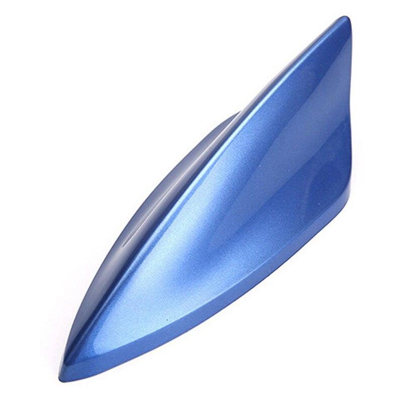 Verbesserte Signal Universal Auto Shark Fin Antenne Auto Dach FM/AM Radio Antenne Ersatz für BMW/Honda/Toyota/Hyundai/Kia/etc blau