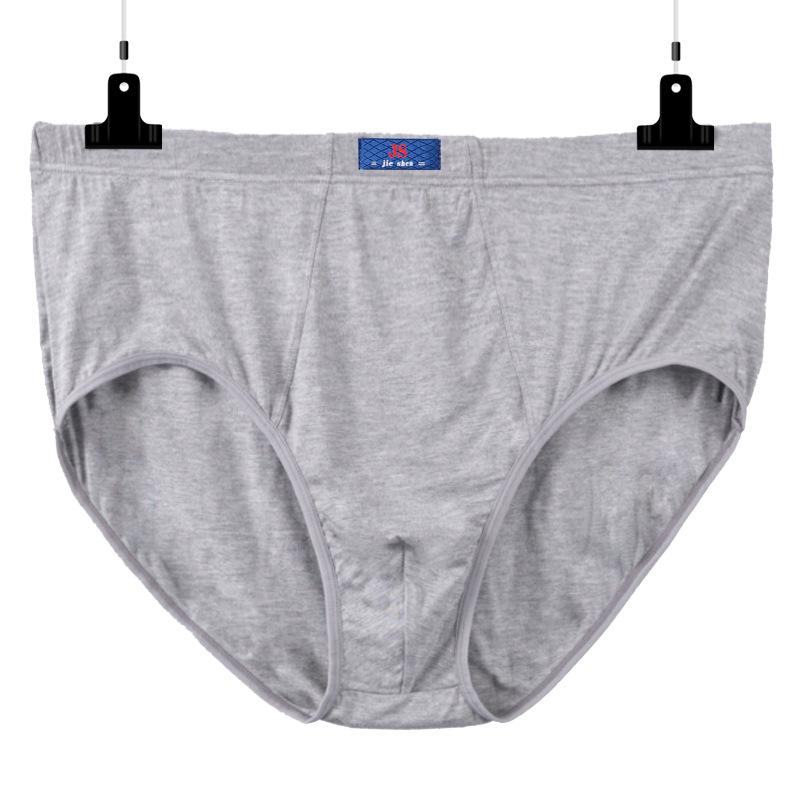 Große Größen Höschen Herren Slips Atmungsaktive Unterwäsche für Männer Shorts Große Unterhosen Bequeme Boxer XL-8XL 8XL licht grau