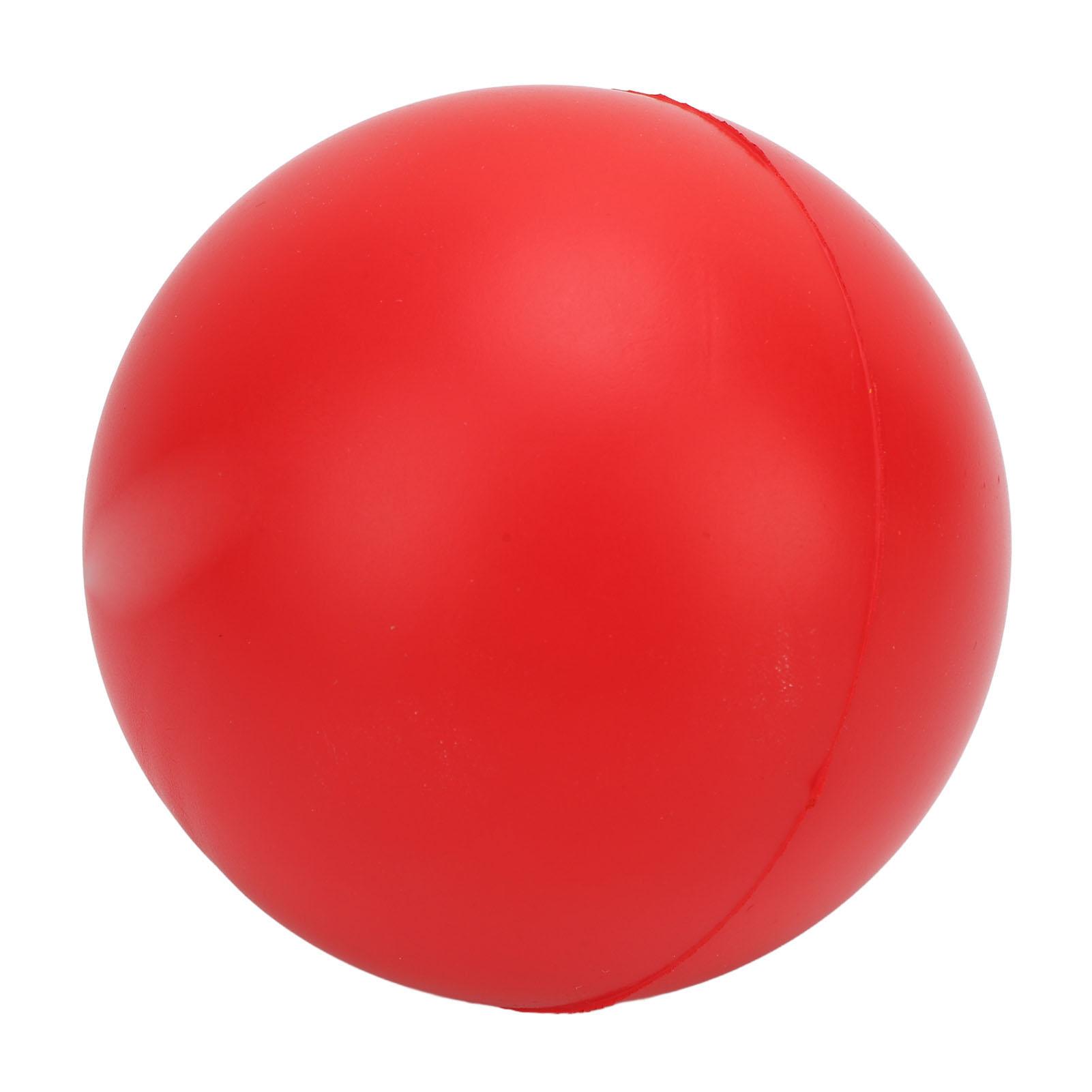 10cm Durchmesser Akupunkturpunkt Physio Yoga Ball Auto-Rebound Tragbarer Myofaszialer Release Ball für Füße rot