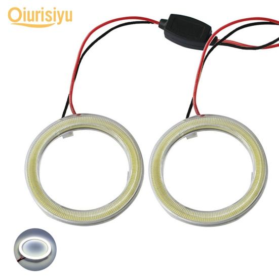 2 Teile/satz 9-14V COB LED Angel Eyes Auto Auto Fahrzeug Ringe Kopf Glühbirne Lampe Beschleunigen Auto zubehör 100 Mm