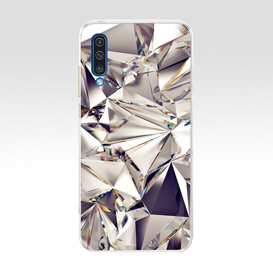 Fall Für Samsung Galaxy A50 EINE 50 Bunte Katze Druck Schutzhülle Weiche TPU Silikon Fällen für Galaxy A50 Fundas coque Capa Galaxy A50 dunkle magenta