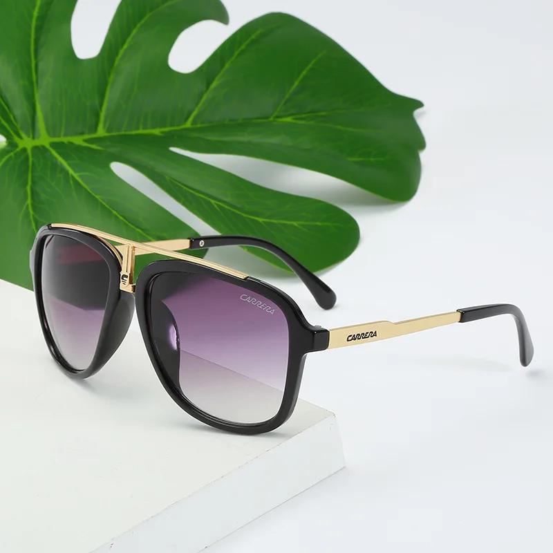 Carrera Retro Sonnenbrille Vintage für Damen und Herren Sport Fahren Metallrahmen UV400 Brillen Pilot Sonnenbrille für Damen 167/S NO Box