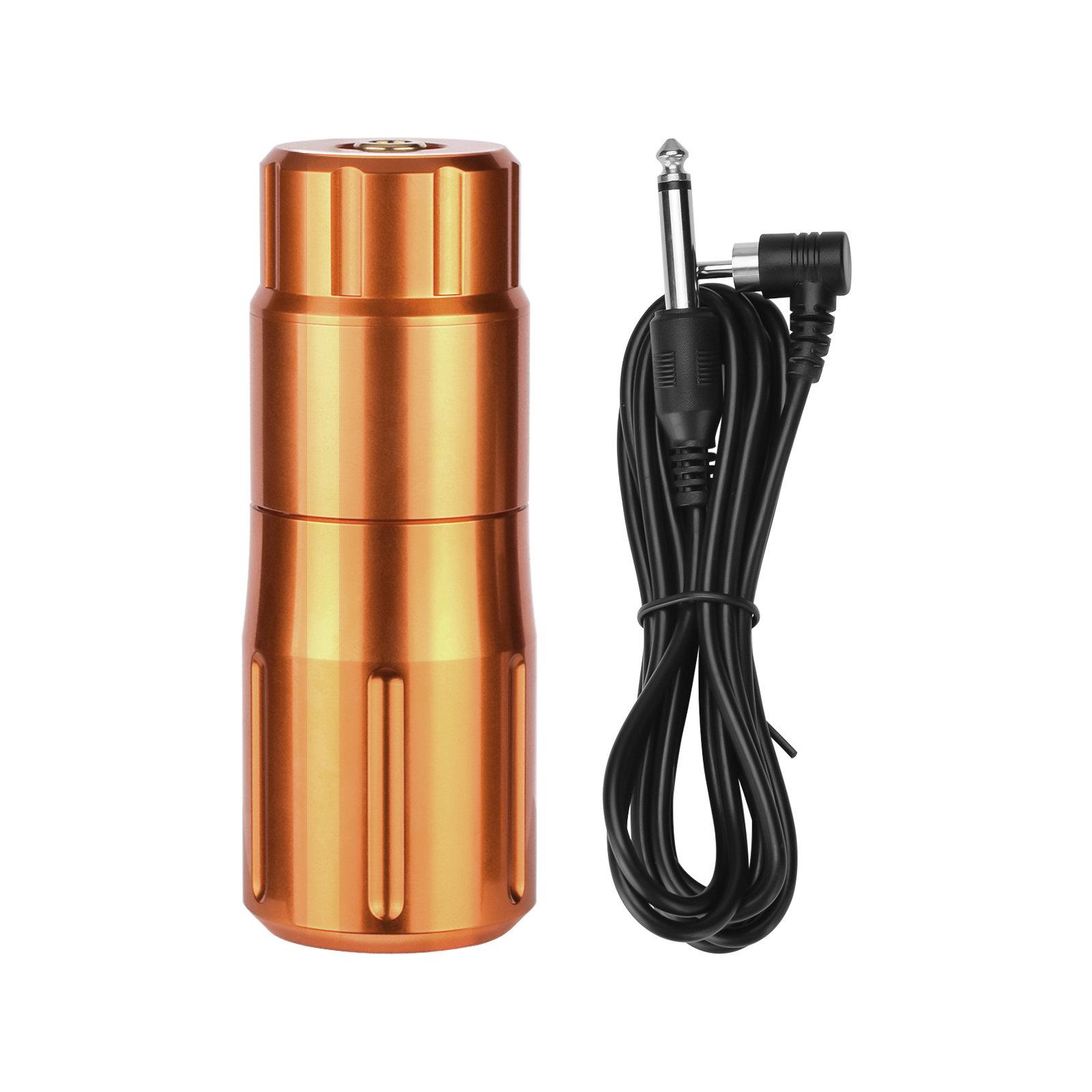 ATOMUS Aluminiumlegierung Rotary Tattoo Pen Short Penstyle Tattoo Maschine Shader Liner Motorleistung orange