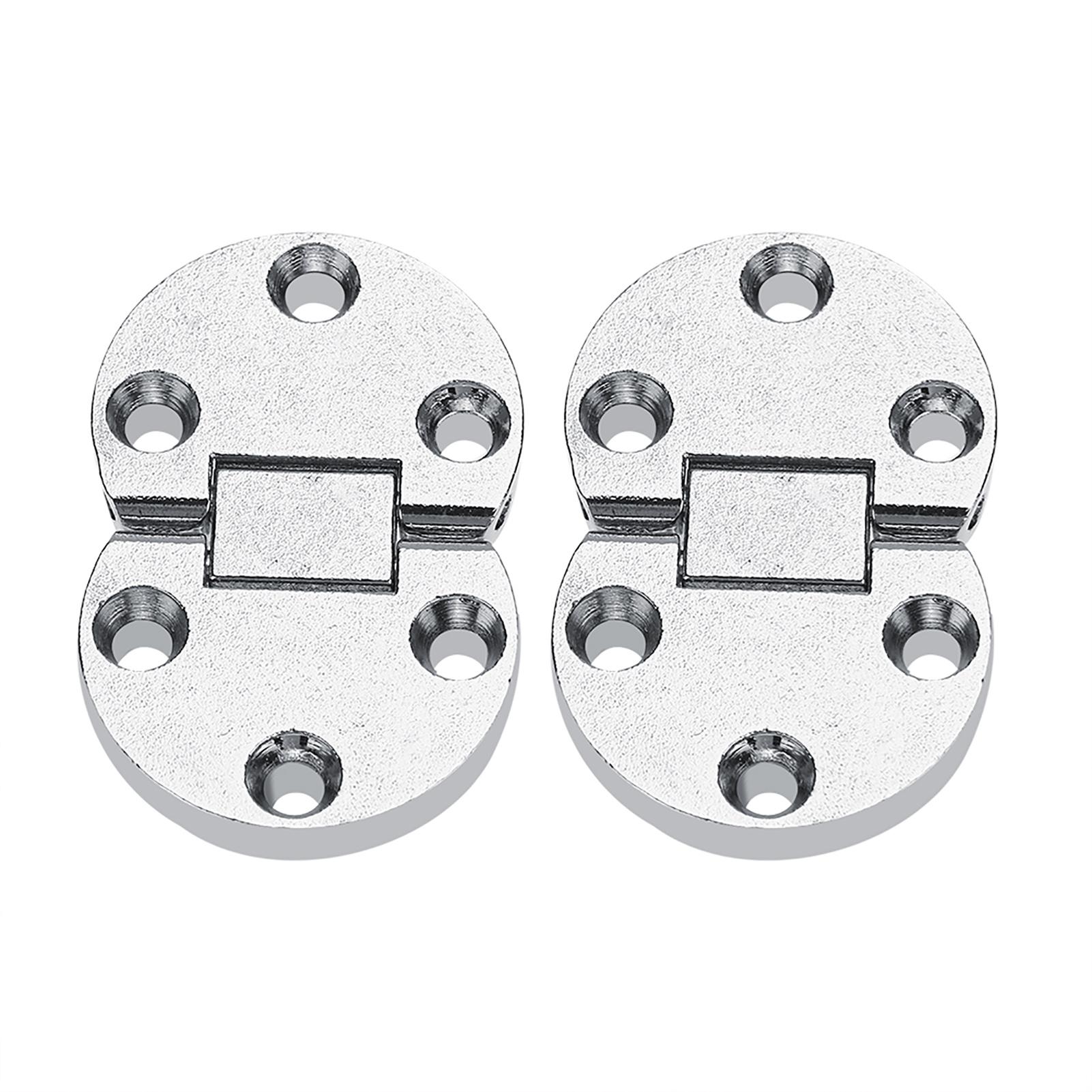 2Pcs Zink-legierung Selbst Unterstützung Klapptisch Scharniere Hause Klappe Tische Möbel Oval Hardware
