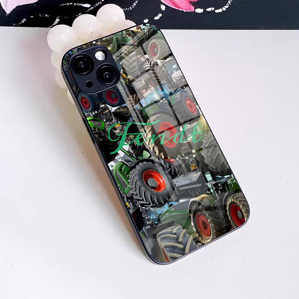 Maschinen FENDT Handyhülle Für IPhone 17 Pro Max 16 15 14 Pro Max 13 11 X Xs Xr 8 7Plus Glasabdeckung iPhone17 Pro