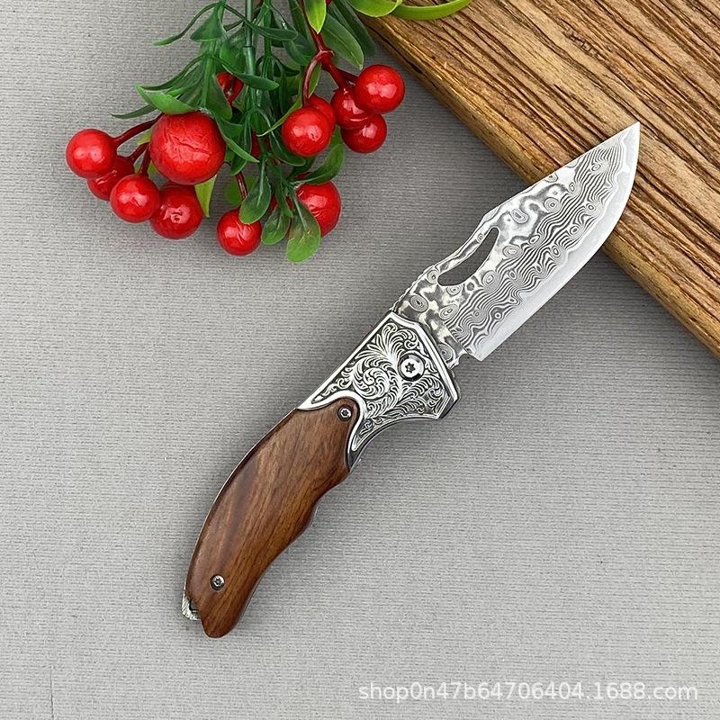 Damaskus Küchenmesser Professionelles Klappausbeinmesser Holzgriff Kochmesser Fleischmesser aus Edelstahl Metzger Kochmesser Knife A