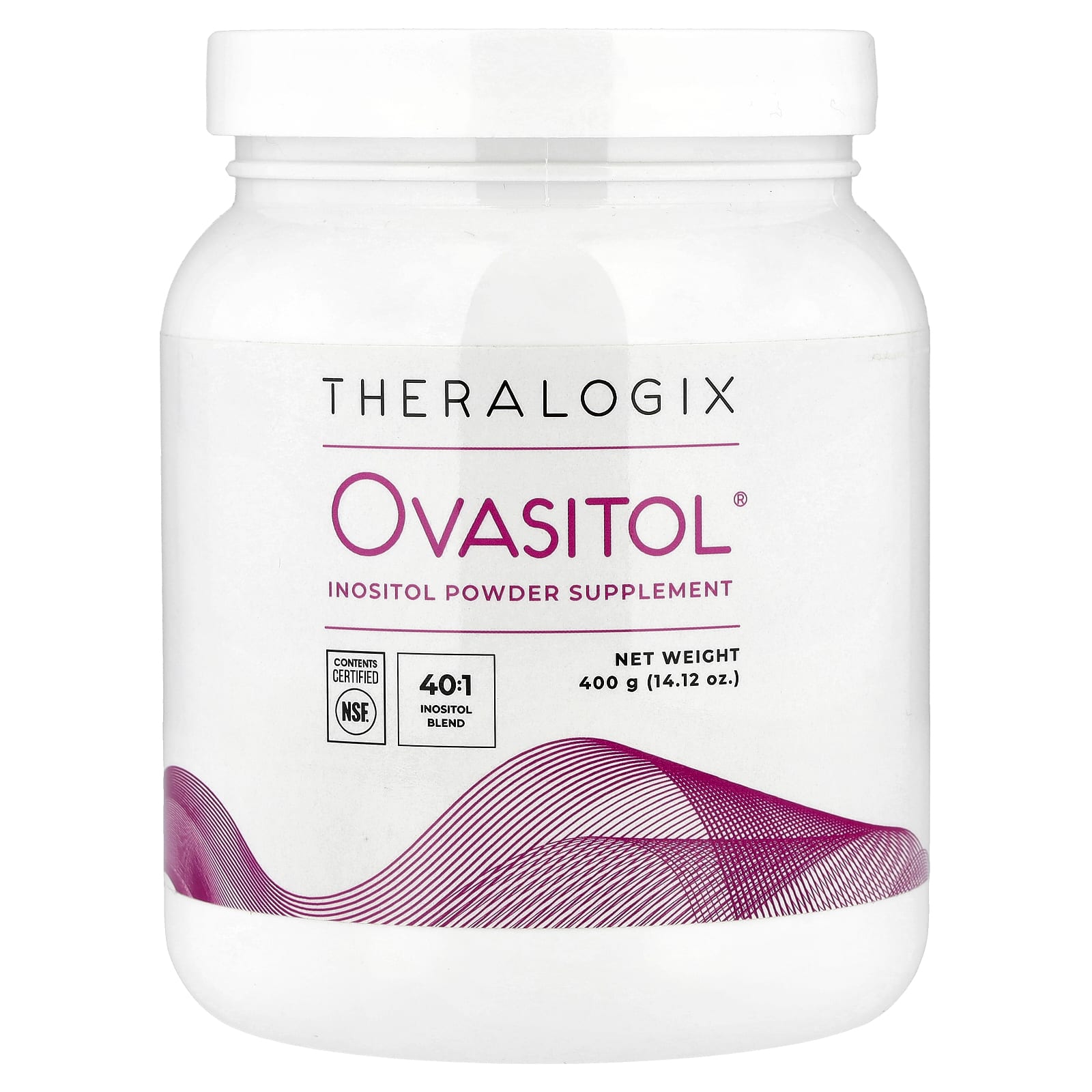Ovasitol®, Inositol-Pulver-Nahrungsergänzungsmittel, 400G (14.12Oz)