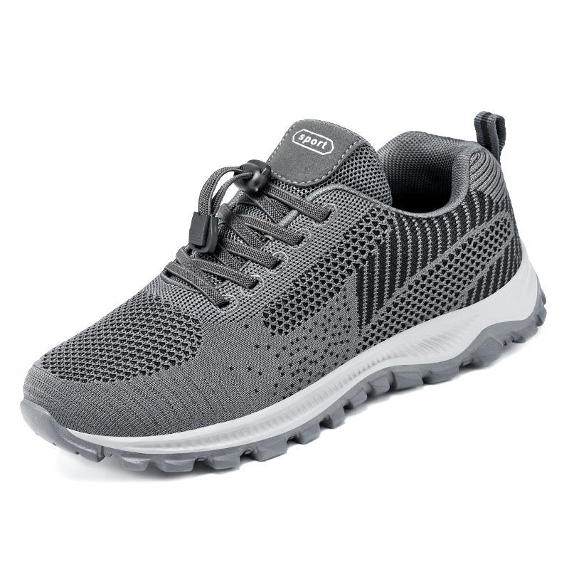 Ältere Schuhe Sommer Neue Reiseschuhe Bequeme Laufschuhe Weiche Sohle Laufschuhe Paar Sportschuhe Damen 44 black