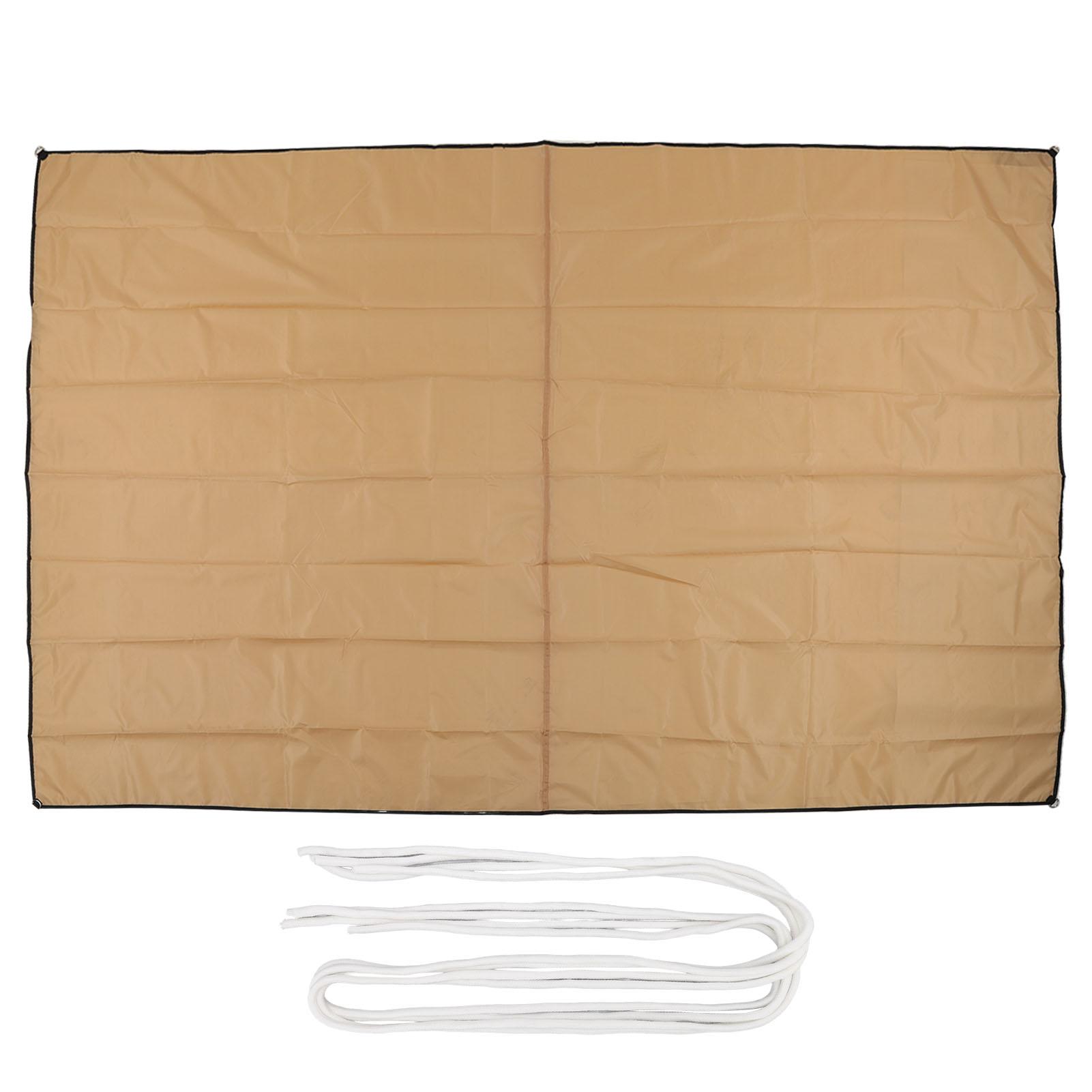 Sonnensegel UV-beständig Faltbar Tragbar Pflegeleicht Schwimmbad Sonnensegel für Außen