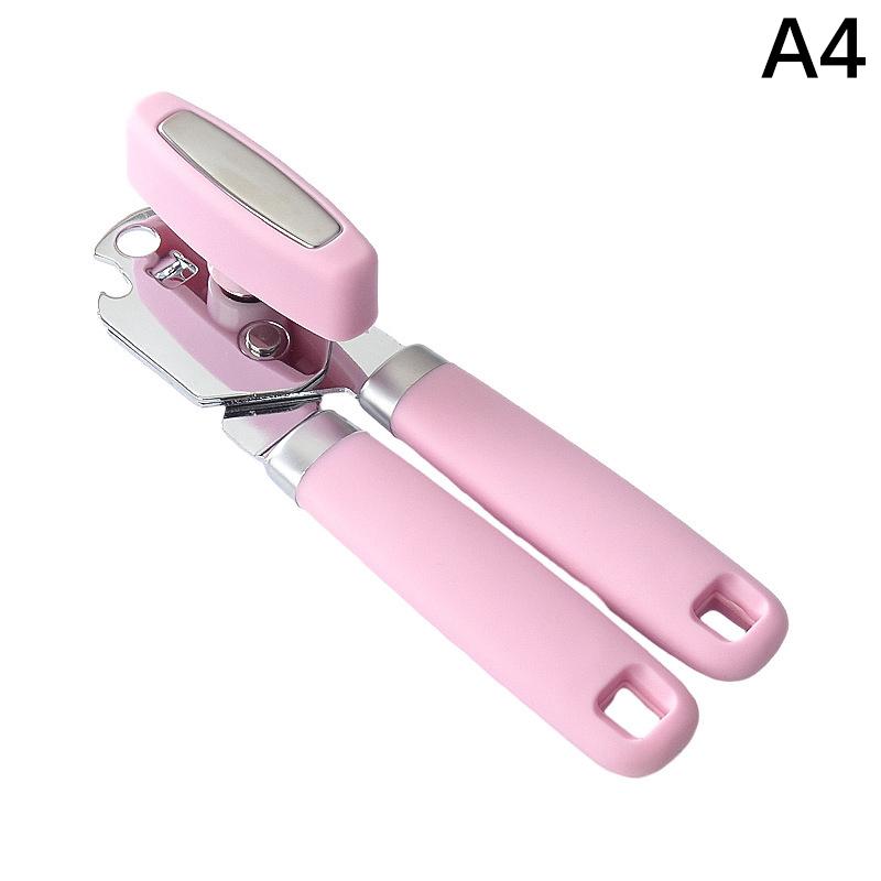 Hochleistungs-Dosenöffner Flaschenöffner Rostfrei Übergroß Handlich Leicht Drehbarer Knopf Multifunktionales Edelstahl-Küchenwerkzeug