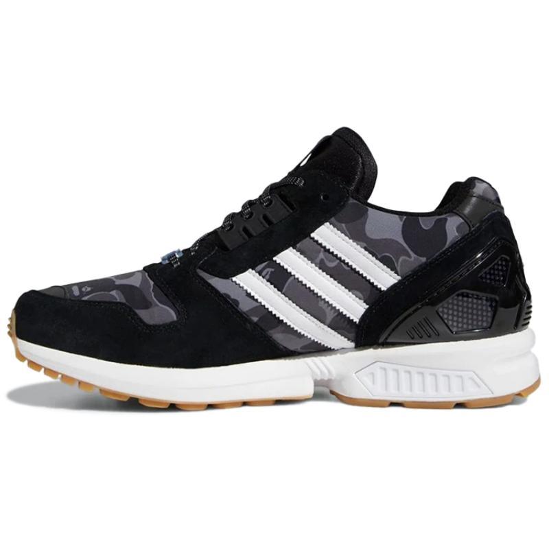 Adidas Bape X Undefeated X Adidas Zx 8000 'A ZX Series Black Camo' Sneaker FY8852 44