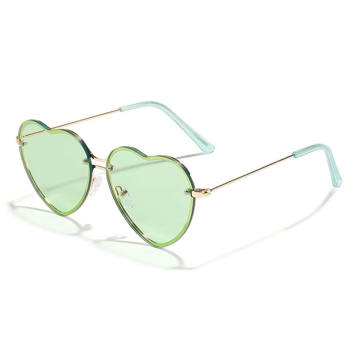 Vintage Runde Sonnenbrille Damen Herren Marke Core Sonnenbrillen Weiblich Herz Brillen Oculos De Sol für männliche weibliche Brillen MULTI