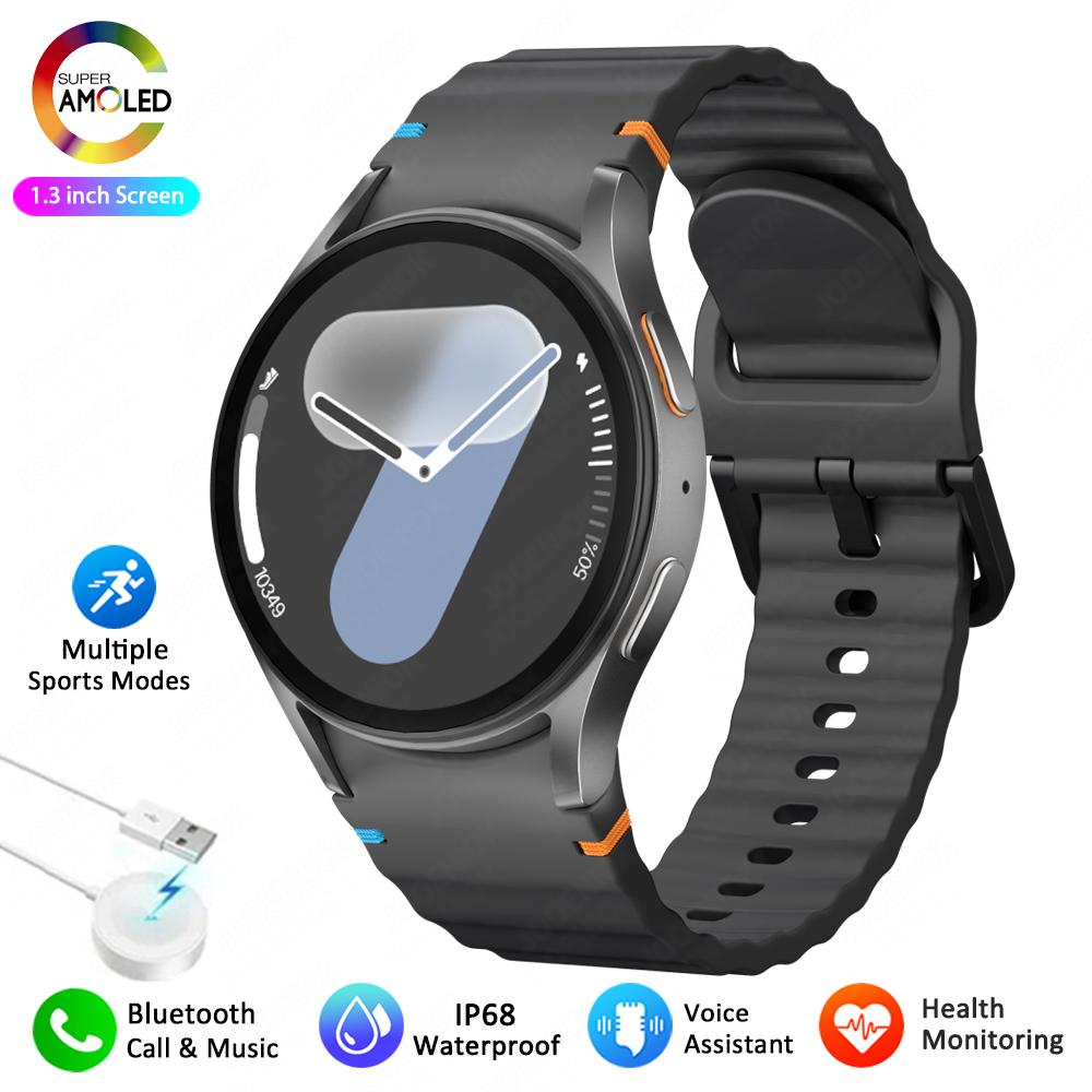 Originaluhr Mini Smartwatch Herren Damen HD AMOLED Sprachanruf NFC GPS Tracker Sportuhren Custom 40mm schwarz