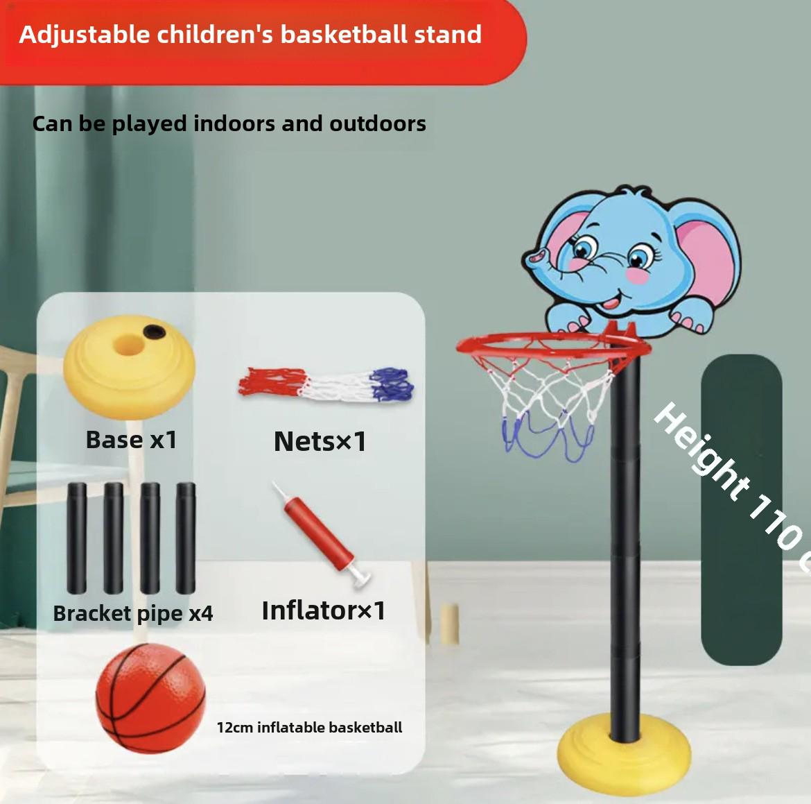 Verstellbarer Basketballkorb zur Wandmontage für Kinder, für Jungen und Mädchen