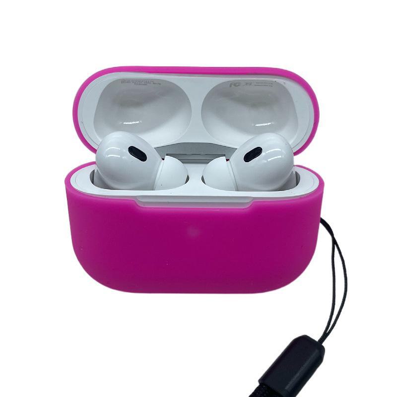 Silikon-Schutzhülle für 2022 Apple AirPods Pro 2 Airpods pro2 rose rot
