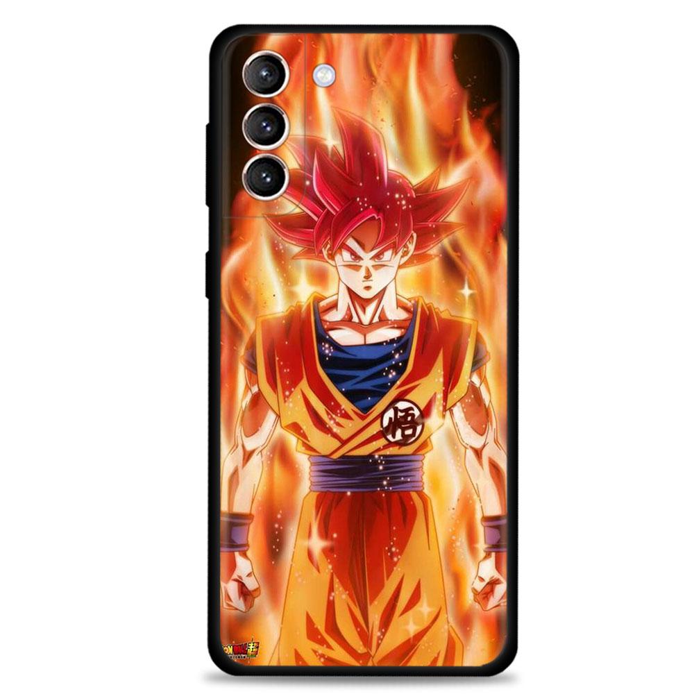 Dragon Ball Z Super DBZ Goku Handyhülle für Samsung Galaxy S20 S21 FE S22 Ultra S10 S9 S8 Plus S10e Note 20Ultra Silikonhülle Samsung Note 10 plus
