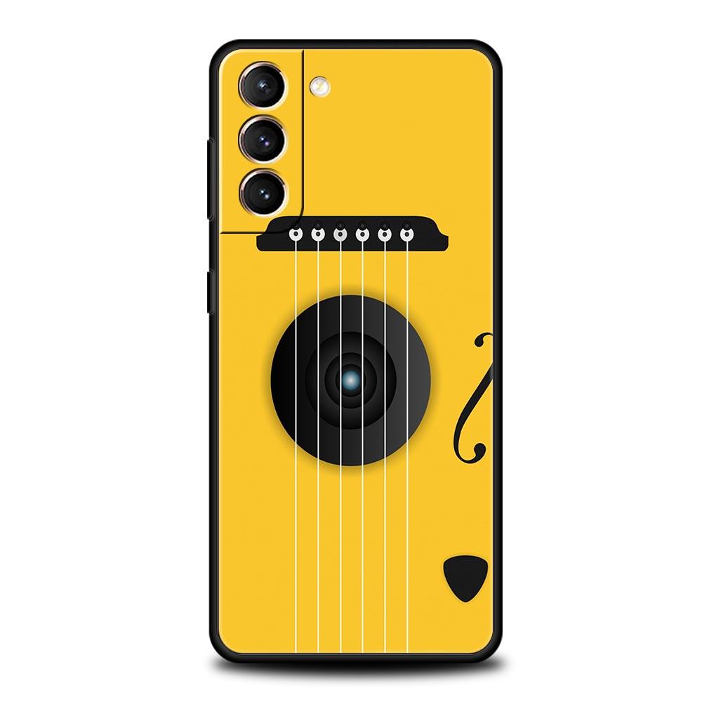 Musikinstrument Gitarre Klavier Handyhülle Für Samsung Galaxy S24 S23 S22 5G S20 Ultra S21 FE S10 S9 Plus S10E S8 Lite 20 Hülle Samsung S20 FE