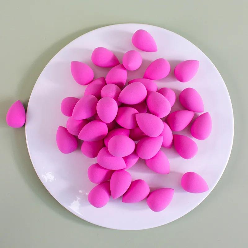 1/5/10Pcs Foundation Make-Up Schwamm Set Cosmetic Puff Creme Concealer Pulver Trocken und Nass Make Up Blender Frauen Make Up Zubehör 1PCS rose rosa