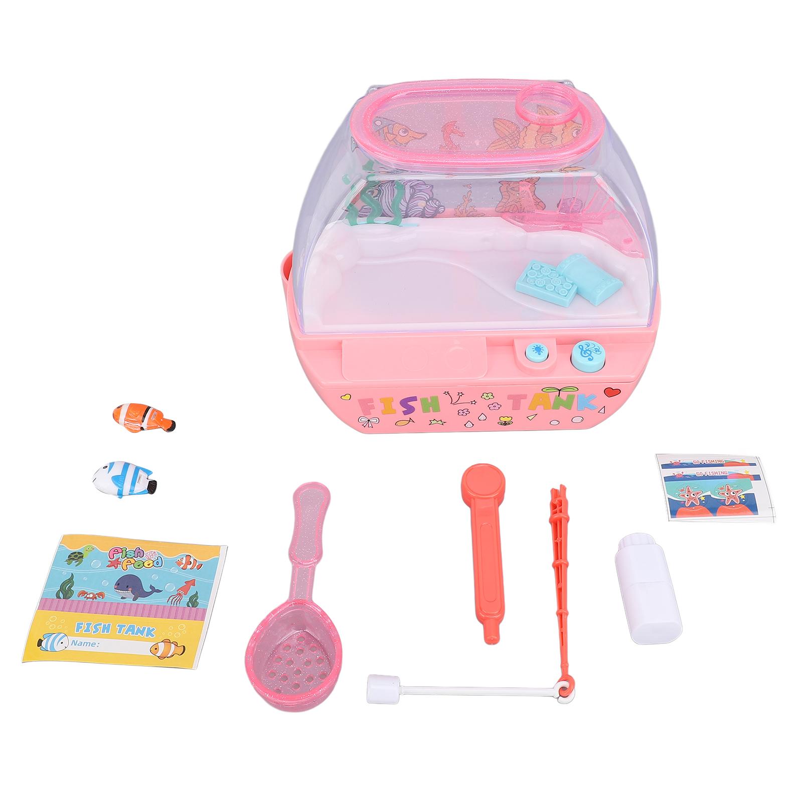 Kinder Aquarium Spielzeug Falsches Aquarium Miniatur Simulation Angeln Aquarium Spielzeug Kinder Lernspielzeug