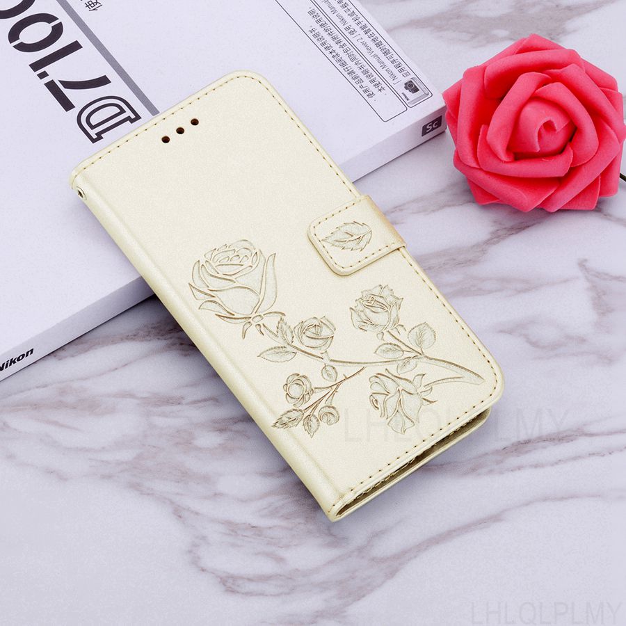Rose Leder Brieftasche Flip Case Für Samsung Galaxy A15 A25 A35 A55 5G A06 S24 S25 A26 A36 A32 A52 A56 A05S A14 A24 A34 A54 A07 A16 A13 A17 Hülle Funda Galaxy A71 gold