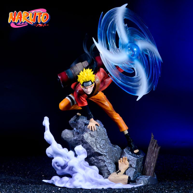 Naruto Shippuden GK Anime Figur Uzumaki Naruto Actionfiguren 36cm Modell Schreibtisch Sammlung Puppe Kinderspielzeug Geschenk