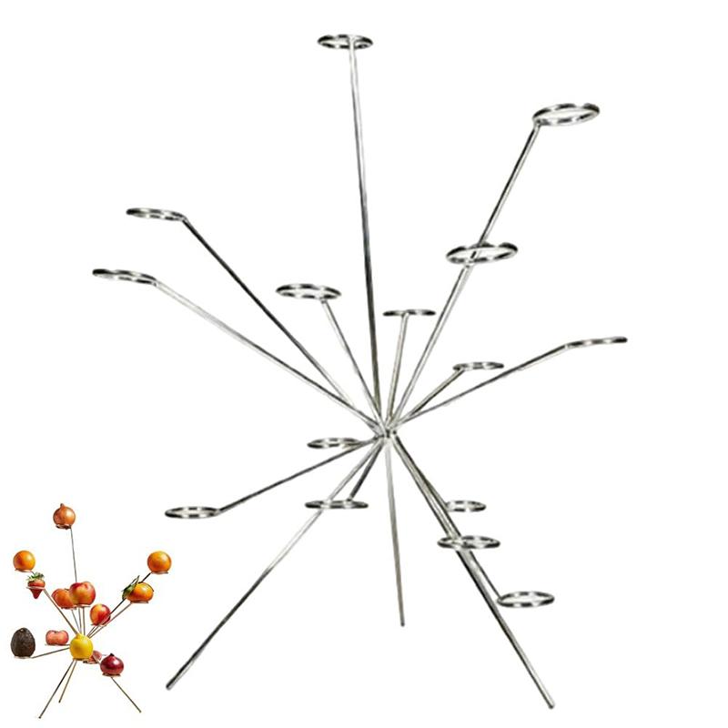 Explodierende Obstschale, Feuerwerk auf dem Esstisch, Kunstvolle schwebende Obstpräsentation, 360°-Belüftung hält frisch silber