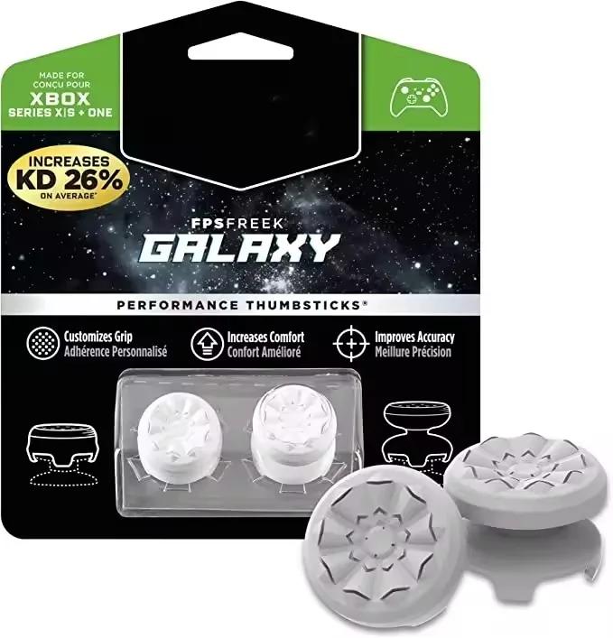 Freek Galaxy Performance Daumengriffkappen, Silikon-Analog-Stick-Schutz, rutschfeste Kappenabdeckung für Xbox One Series S/X-Controller