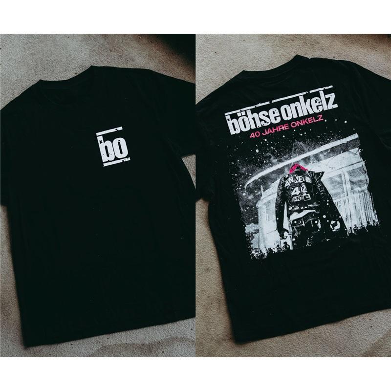 Böhse Onkelz 40 Jahre T-Shirt Gehasst Verdammt Vergöttert II Peripher Übergröße Y2k Streetwear Kleidung Lässige Baumwolle Herren Damen T-Shirts Tees M