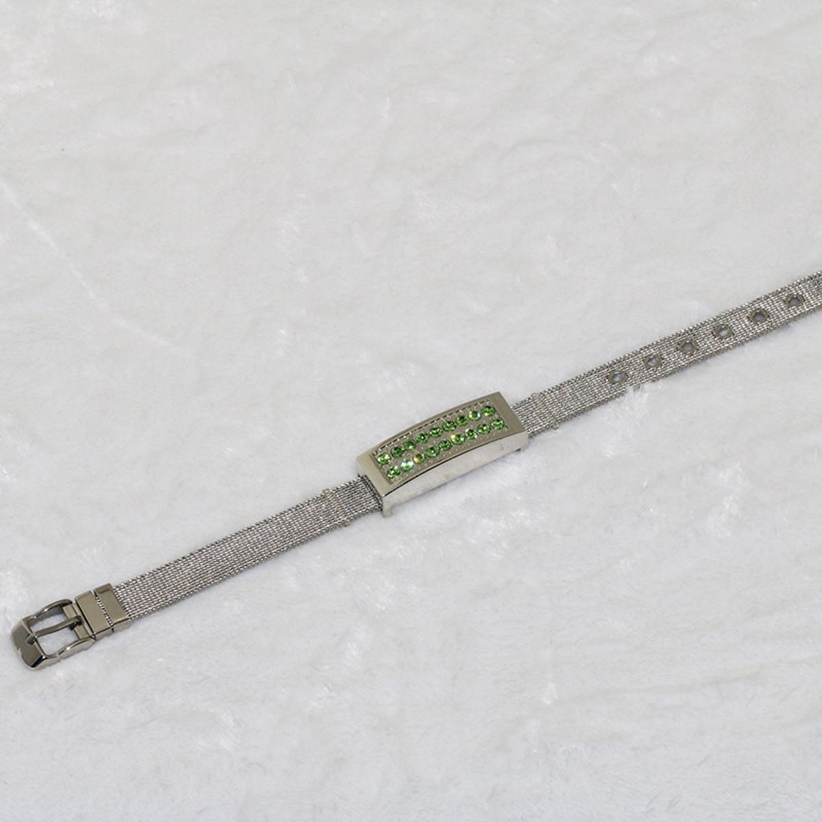 USB-Stick Kristallarmband 8GB 16GB 32GB 64GB 128GB 256GB Schmuck USB 2.0 Flash-Laufwerk Metall USB-Speicherdisk Armbänder USB-Sticks 64 GB grün
