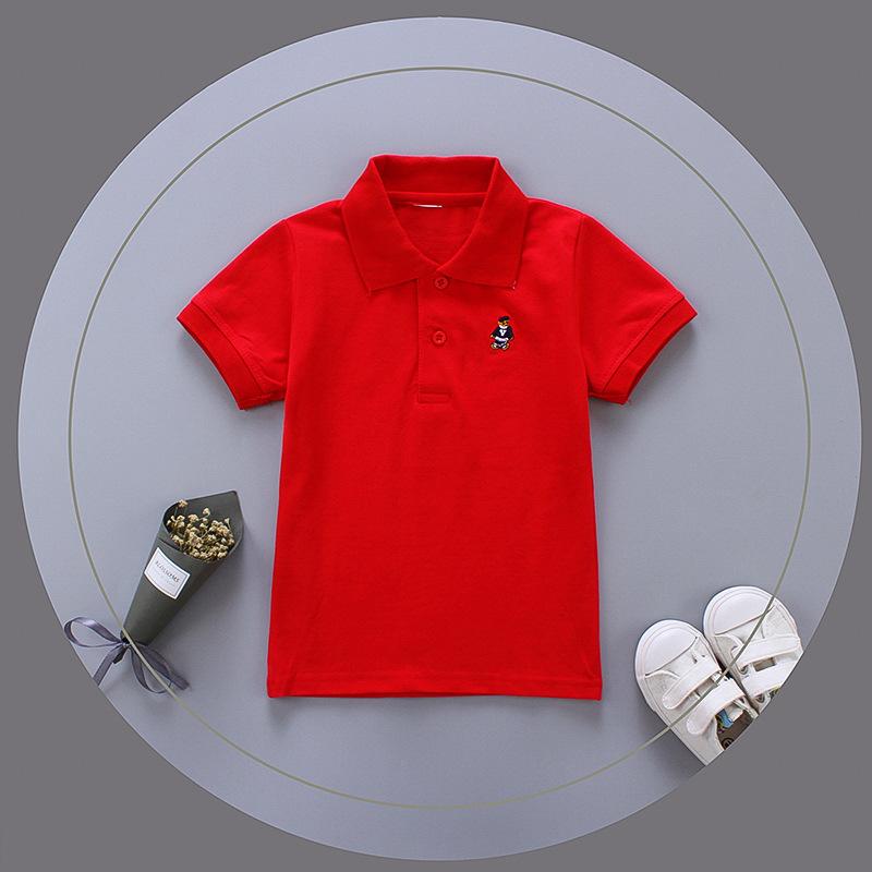 Jungen Kurzarm T-Shirts, Kinderbekleidung, Sommer Neue Modelle, Kinderbekleidung, Reine Baumwoll-Tops, Klein und Mittel 140cm