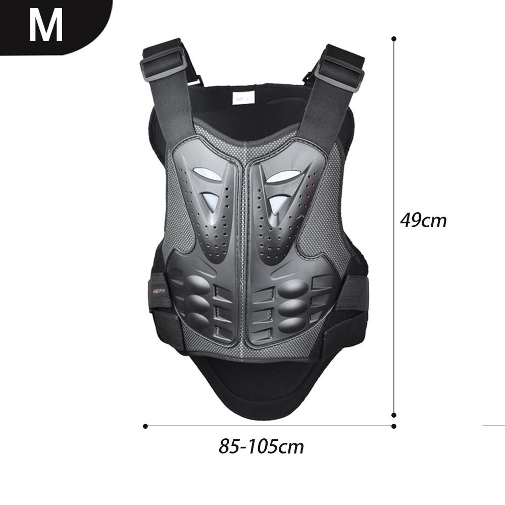 Motorrad Dirtbike Körperpanzer Schutzausrüstung Outdoor Fahren Für Motocross Skifahren Skaten Erwachsener Brust Rücken Schutzweste M