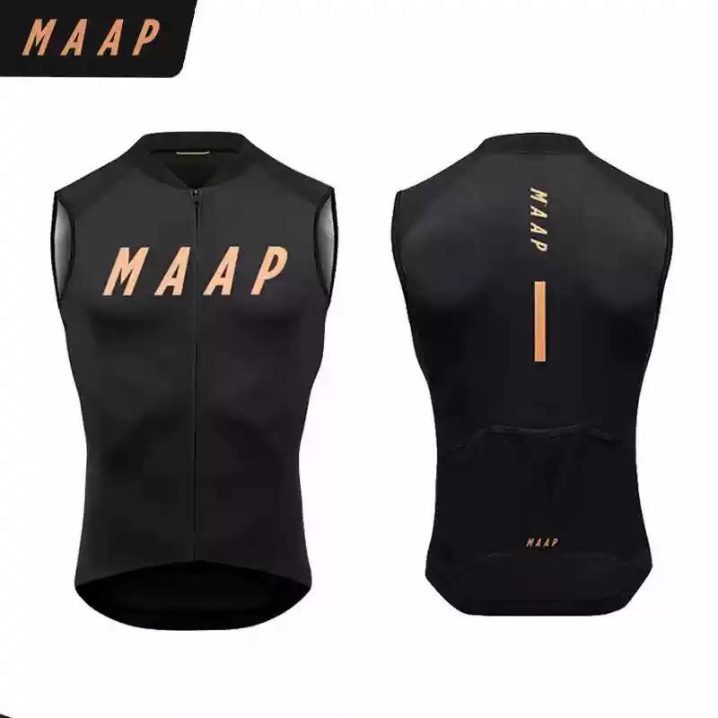 Winddichte Radsportweste: Wettkampf-Top für Rennrad & Mountainbike 4XL black