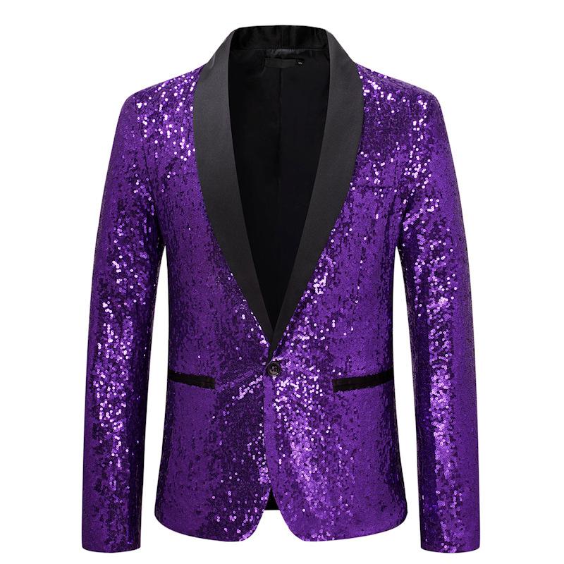 Herrenbekleidung, stilvoller formeller Anzug, Herrenanzug, Business-Büro, Hochzeitsanzug, Jacke, Blazer S violett
