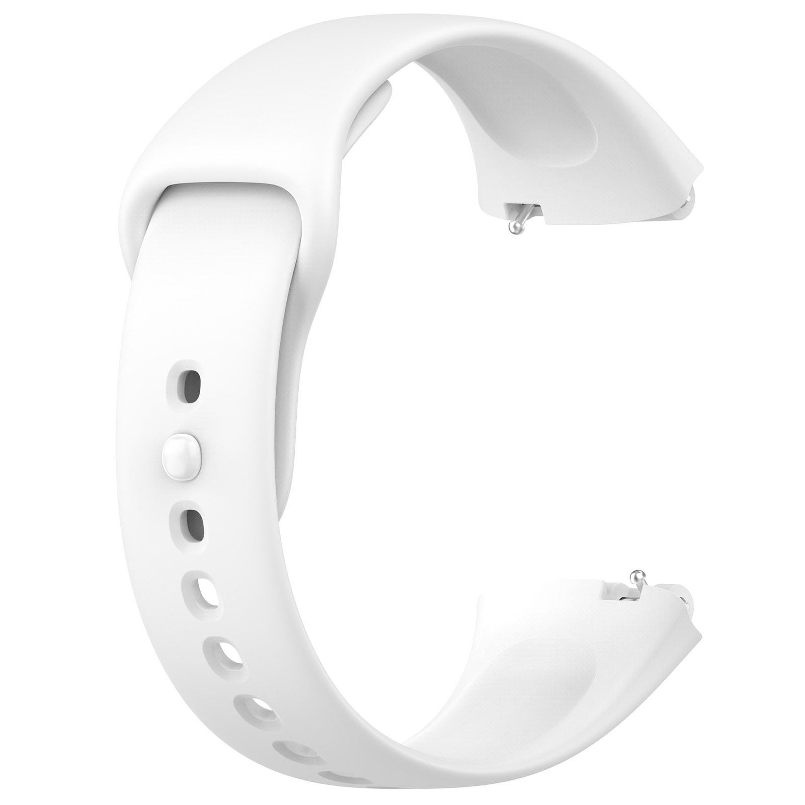 Silikon-Armband für Redmi Watch 3 / Watch 3 Lite / Active-Armband, Smart-Armband, Ersatzzubehör For Redmi Watch 3 Active weiß