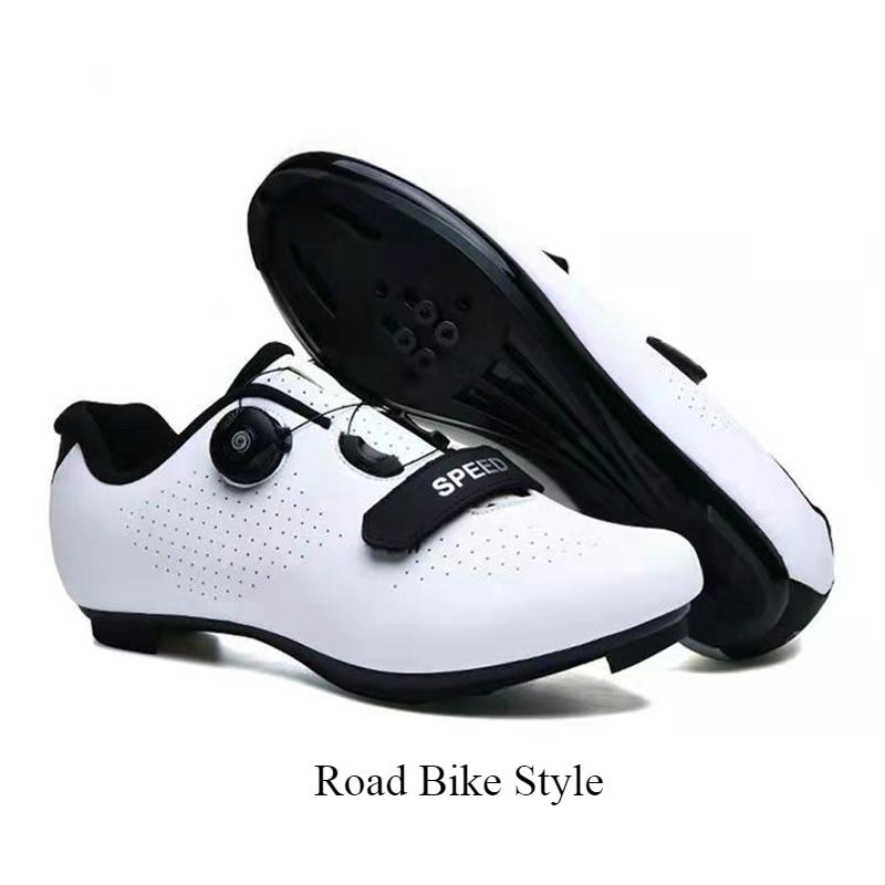 Neu Road Lock Schuhe Radfahren Schuhe Männer Und Frauen Berg Lock Schuhe Fahrrad Schuhe Outdoor Power 36 weiß