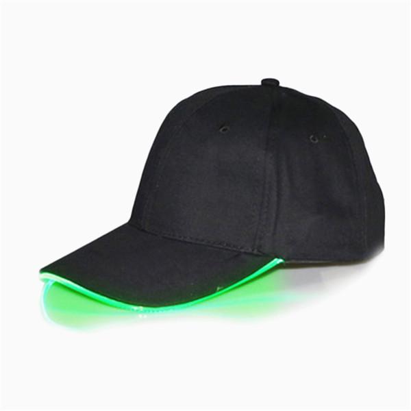 Lustige verstellbare LED-Leucht-Fedora-Mütze, blinkende Baseball-Mütze, Hip-Hop-Zubehör 2