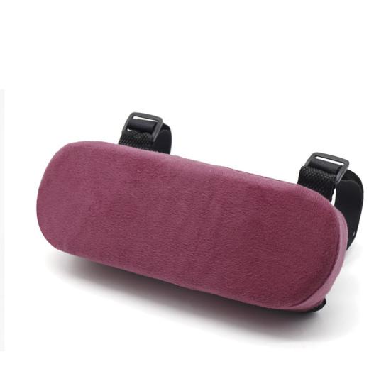 Armlehnenpolster für Bürostuhl, Memory-Schaum, PP-Baumwollfüllung, Armlehnenpolster, weich, für Bürostuhl, bequemes Ellenbogenkissen violett