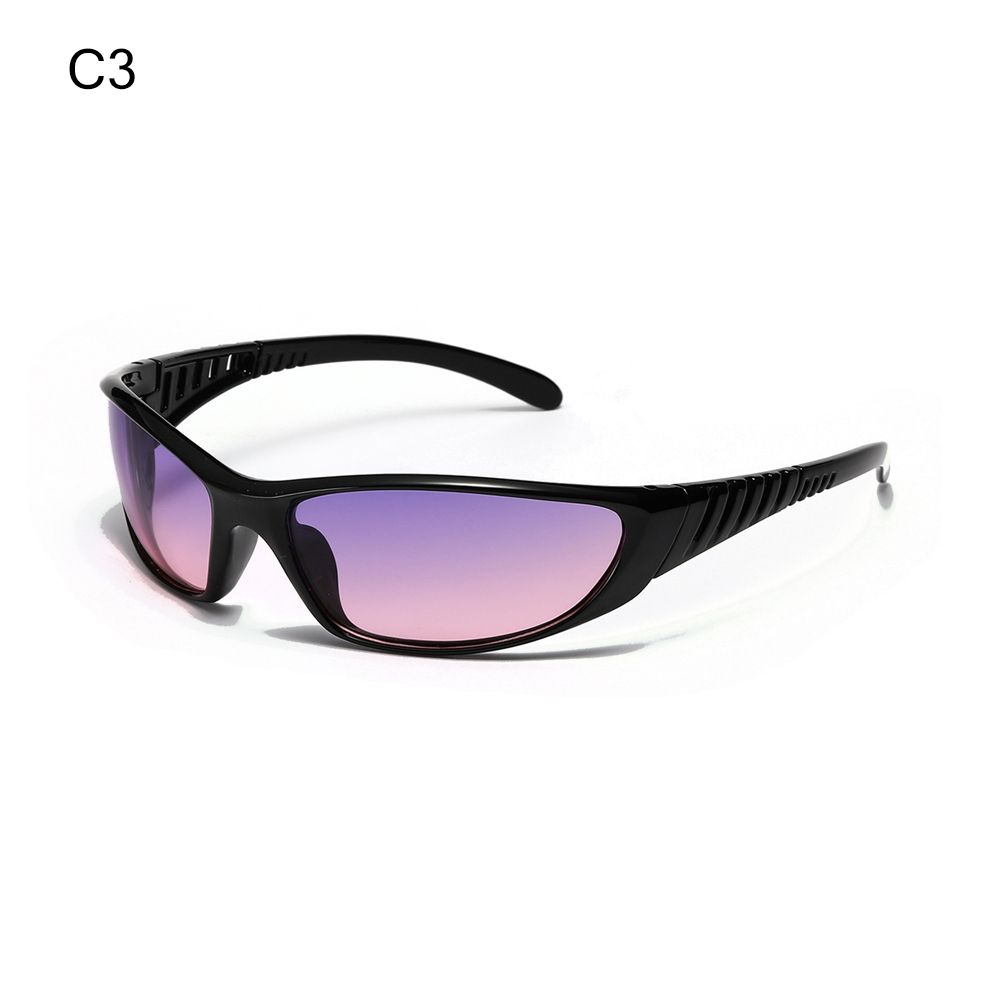 Retro UV400 Herren Sonnenbrille Sport Sonnenbrille Ästhetische Y2K Sonnenbrille Radfahren C3