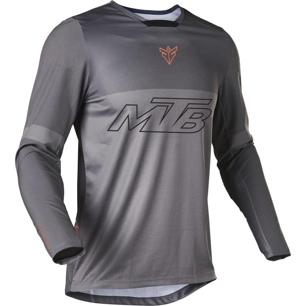 Herren Langarm Offroad Motorrad Fahranzug Downhill Mountainbike MTB Shirt Offroad DH Bike Bequem und Atmungsaktiv 2XL