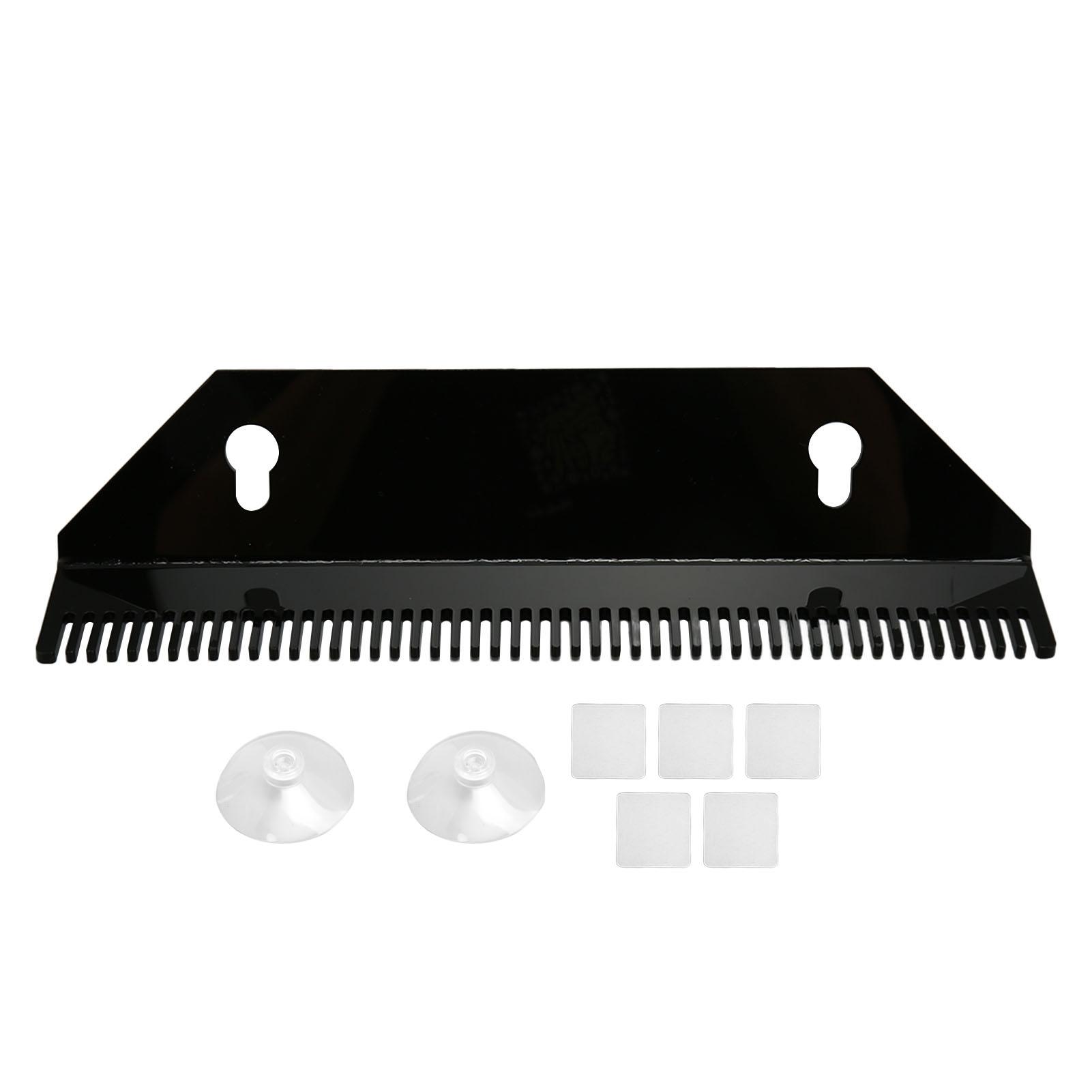 Haarverlängerungshalter mit Saugnapf Acryl Perücken Aufbewahrungs-Ausstellungsständer Wandbefestigung Acryl schwarz