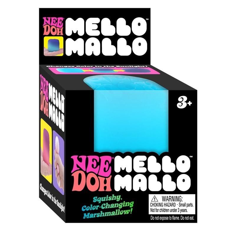 Needoh Mello Mallo Knetball Marshmallow UV-reaktiv Sonnensensor Farbwechselndes Spielzeug Knetmasse gefüllter Fidget Spielzeug zur Angstbewältigung