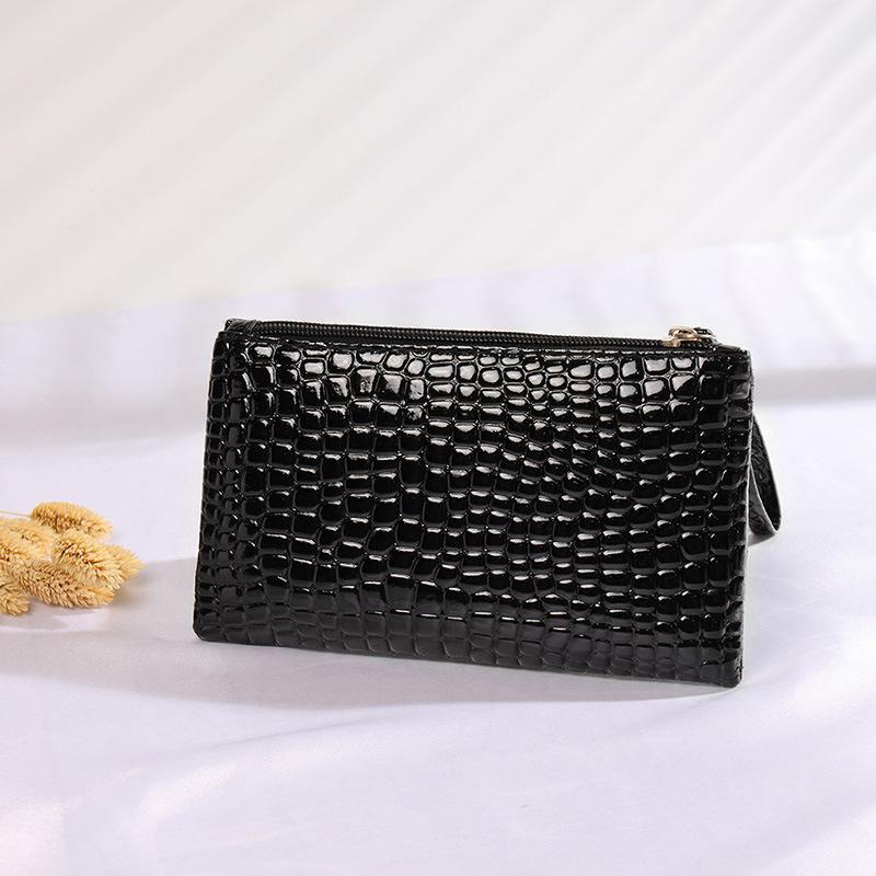Damentasche Clutch Koreanische Handytasche Münzgeldbörse black