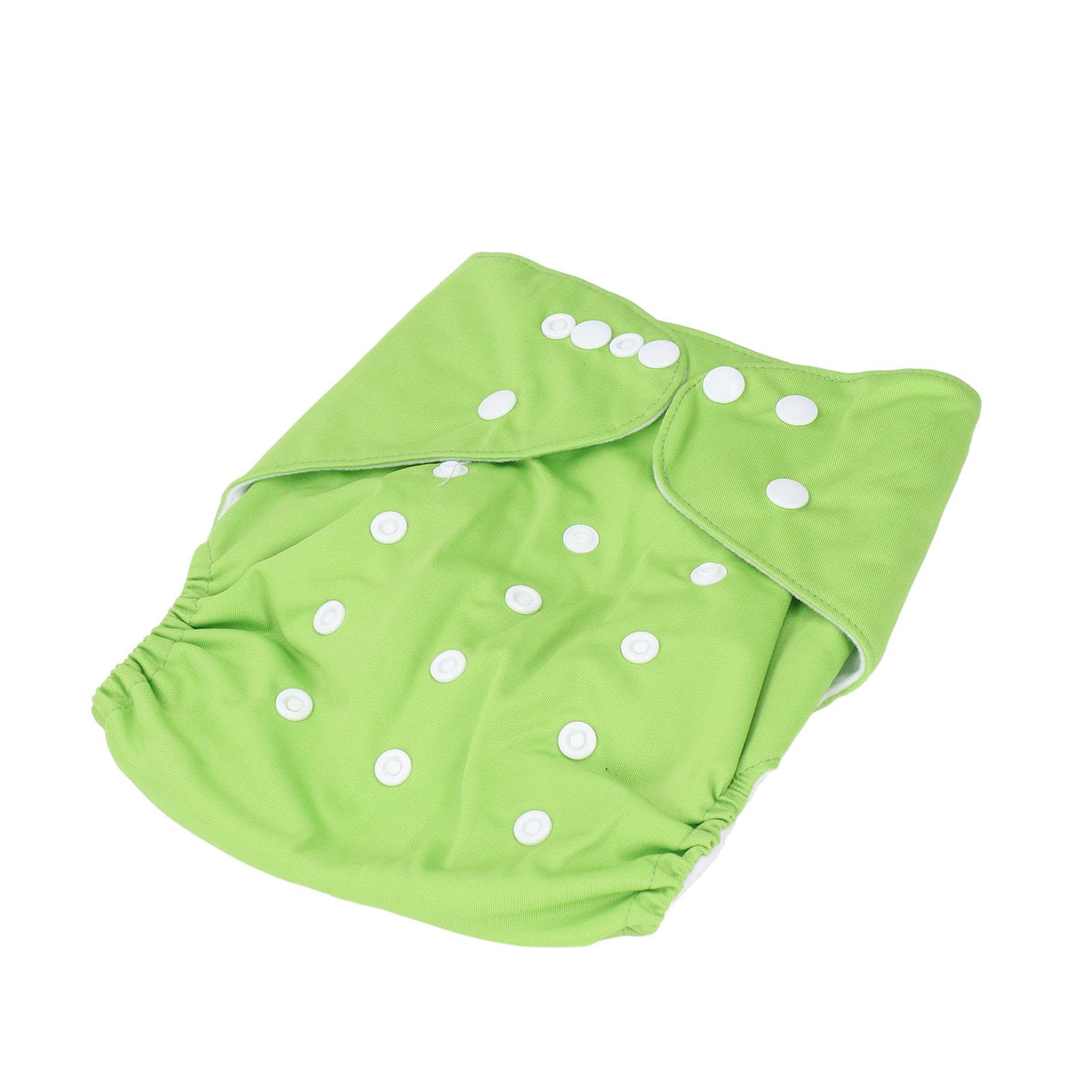 Baby Stoffwindel Bequem Atmungsaktiv Wasserdicht Doppelter Druckknopf Auslaufsicher Elastische Windel 107