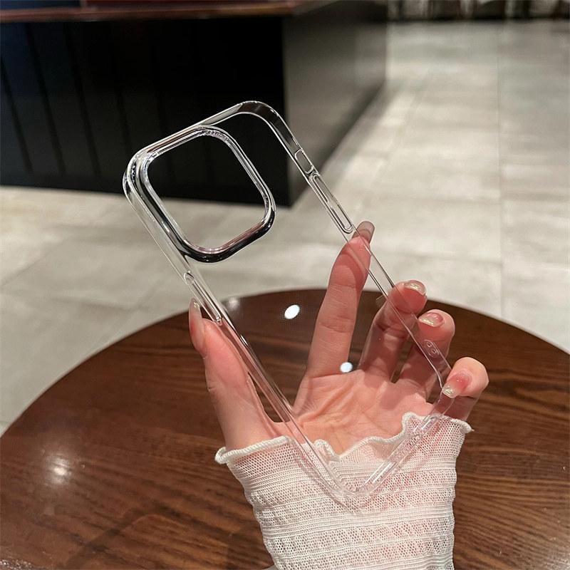 Luxus Klar Telefon Fall Für iPhone 11 12 13 14 15 Pro Max Silikon Weiche Für iPhone X XS Max XR 8Plus Zurück Abdeckung Transparent Fall iPhone 13 Pro Max transparent