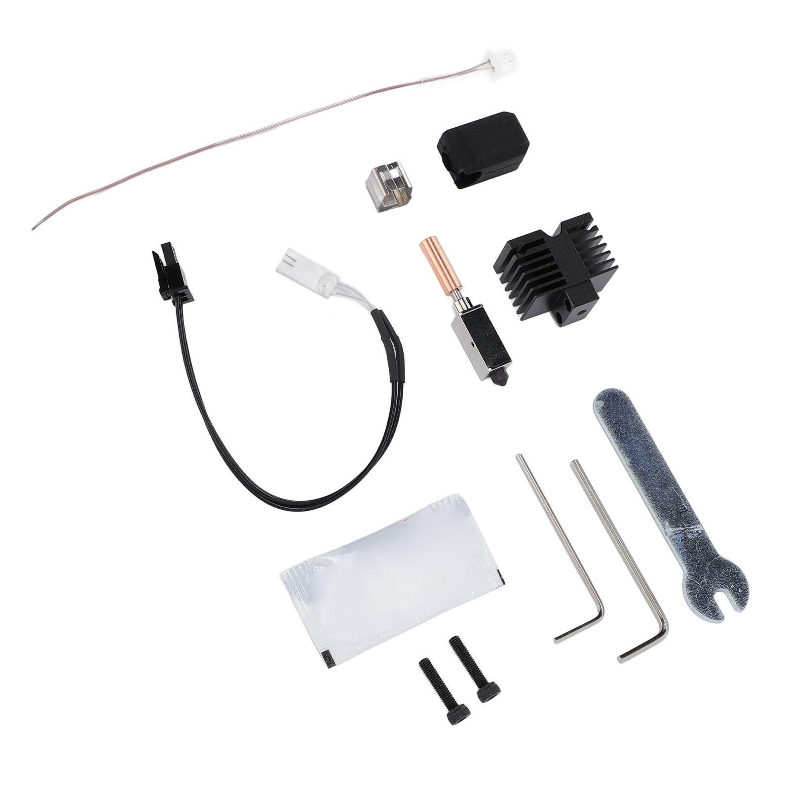 Hotend Kit Keramik Extruder Druckkopf Ersatzbaugruppe Gehärtete Stahldüse für QIDI X