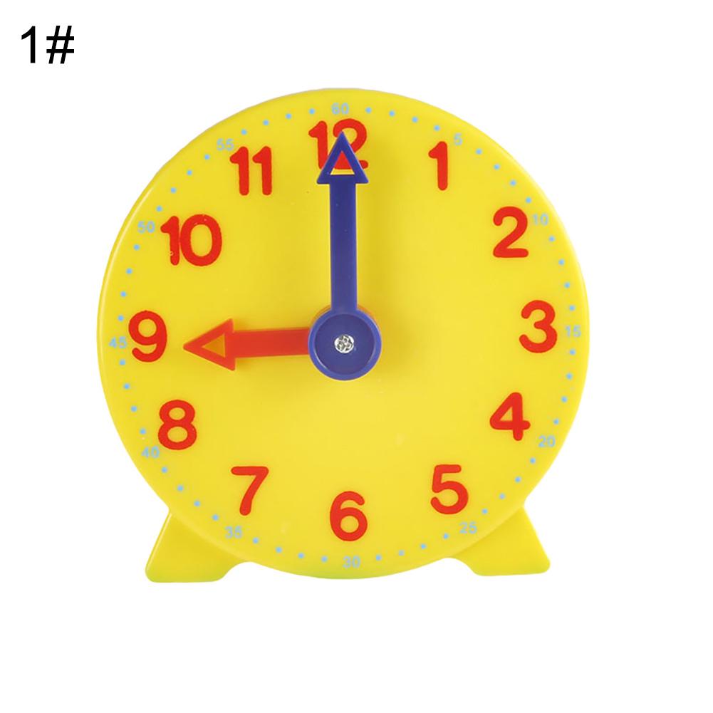 10 cm Modell Kinderspielzeug Uhr Bildung Zwei Kinder lernen 1#