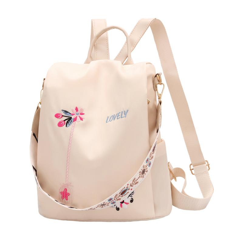 Rucksack Damen Große Kapazität Oxford Stoff Rucksack Mode Schultasche Vintage Rucksack One Size