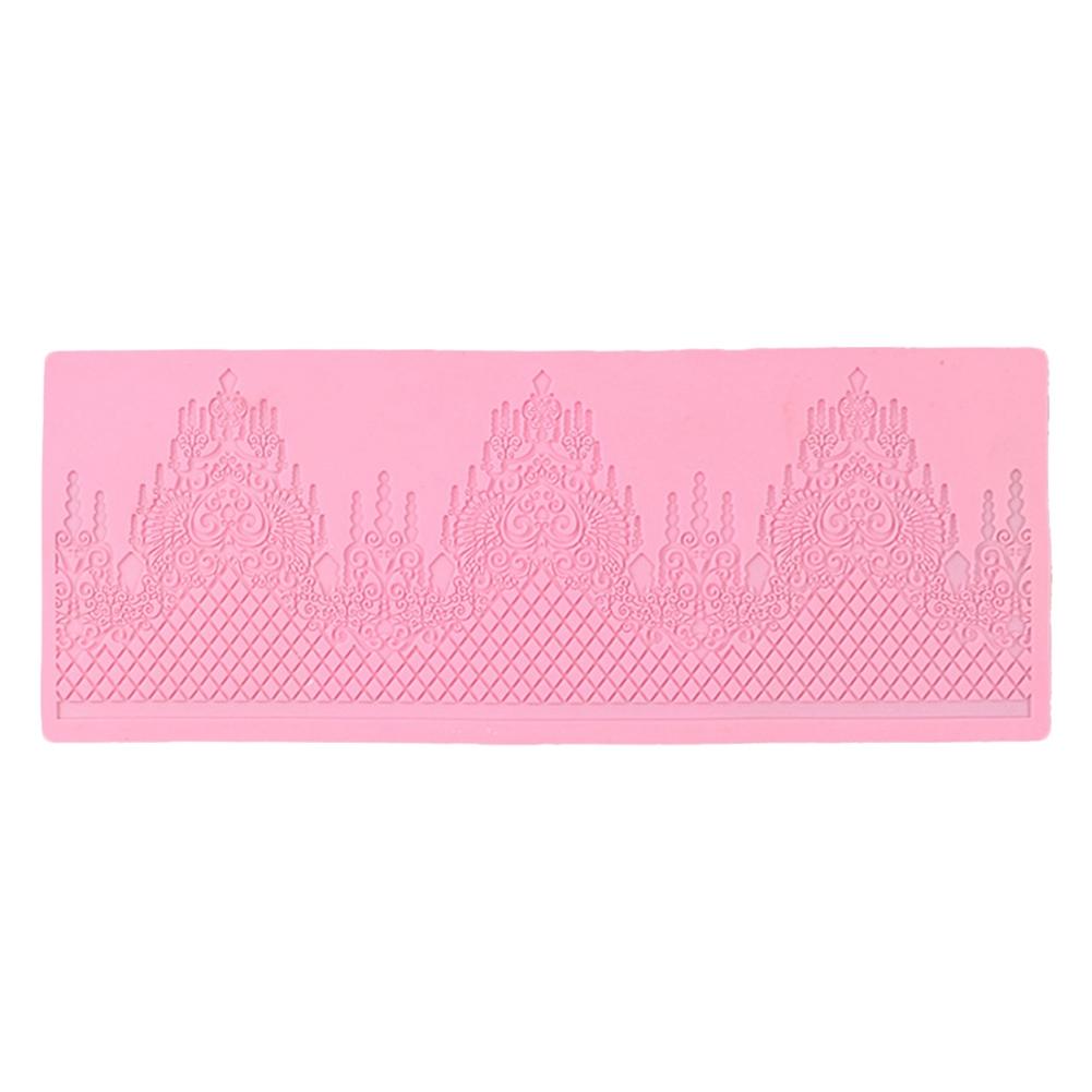Schloss Silikon Kuchen Spitze Matte Silikon Spitze Form Fondant Kuchen Dekoration Dekoration Spitze Form
