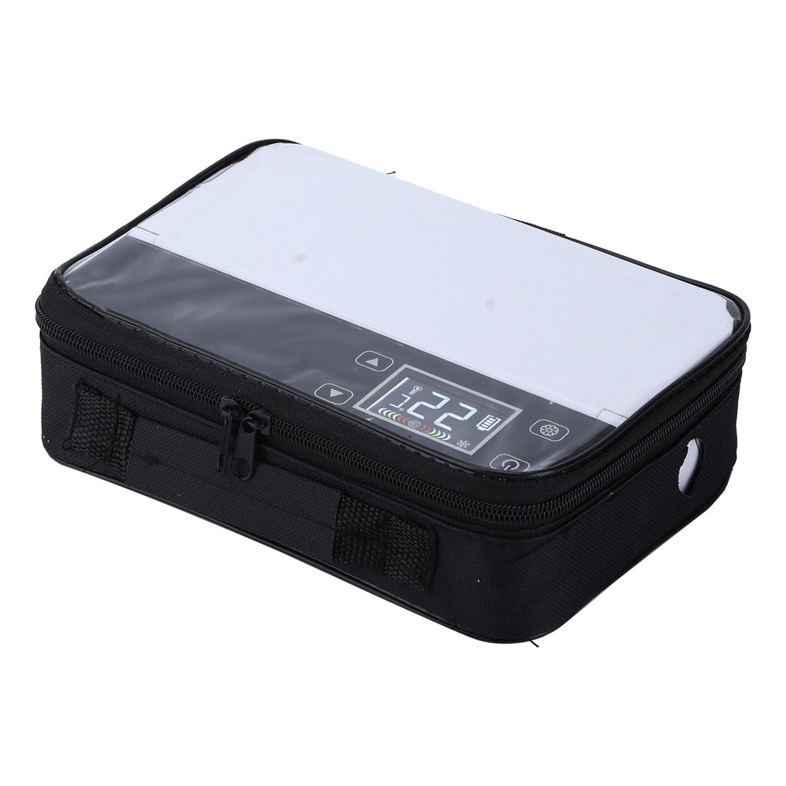 12V 45W Mini-Kühlschrank Tragbarer Insulin-Kühler Aufbewahrungs-Kühlbox für Auto Zuhause Büro Reisen